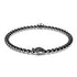 Tortuga | Onyx Stahl | Kristall Meeresschildkröte Armband